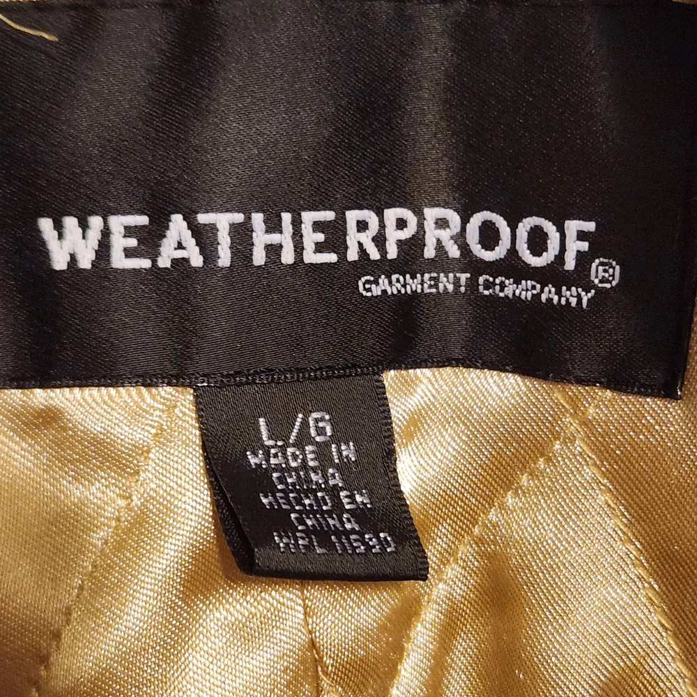 Weatherproof Garment Co Women's Coat Biege L Quilted Liner - Picture 3 of 7